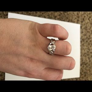 Cubic zirconia ring from Fragrant Jewels bath bomb